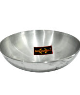Sonanshi Aluminium Kadai/Frying Pan for Cooking, Aluminium Fry Kadhai/Pan for Kitchen (Without Handle)