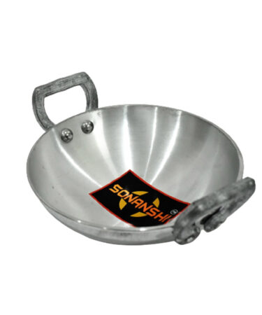 Sonanshi Aluminium Small Kadhai for Tadka/Frying Kadhai