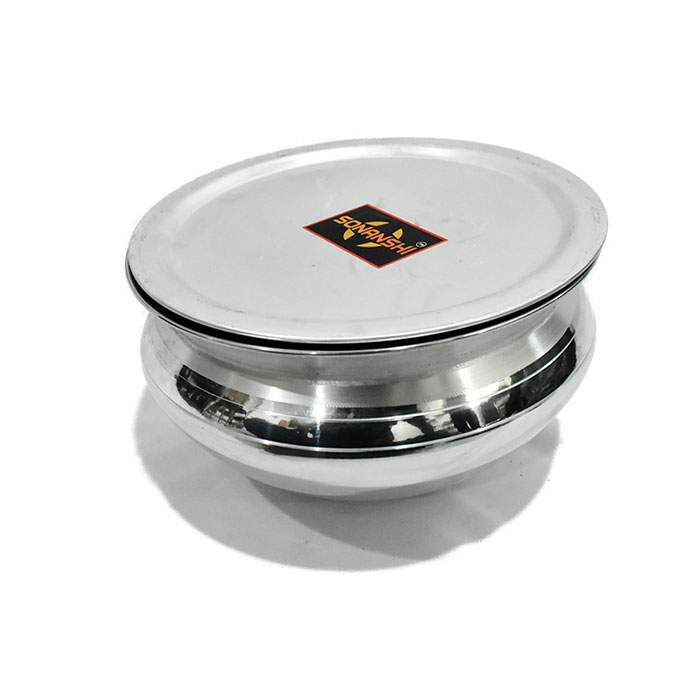 Sonanshi Heavy Bottom Aluminium Handi/Matki/Sipri/Batuia with LID
