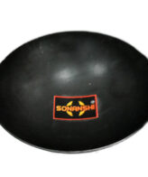 Sonanshi Pure Iron/Loha Deep Fry Kadhai|Black - 10 Inches Without Handle
