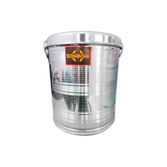 Sonanshi Stainless Steel Air Tight Atta Tanki/Container/Box/Drum/Pawali/Kothi with Lid