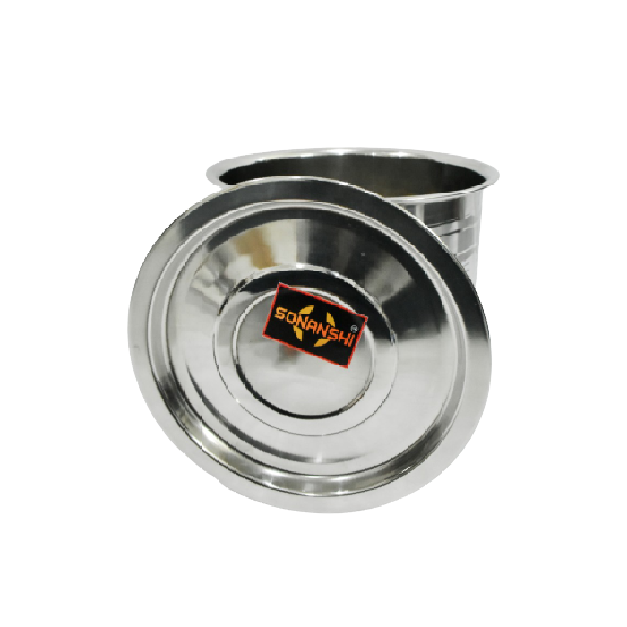 Sonanshi Stainless Steel Atta Tanki/ Container/Box/Drum/Pawali/Tanki with Lid