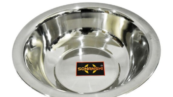 Sonanshi Stainless Steel Besan Parat, Mixing Bowl