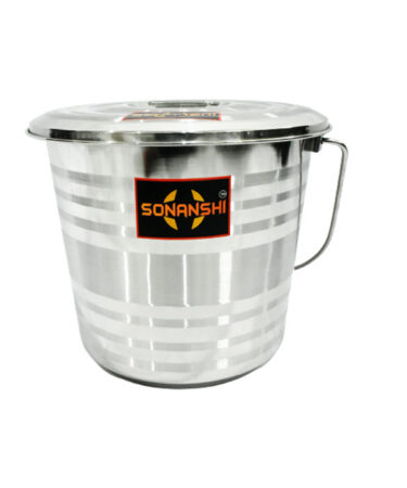 Sonanshi Stainless Steel Jointless Leak Proof Water Bucket with LID
