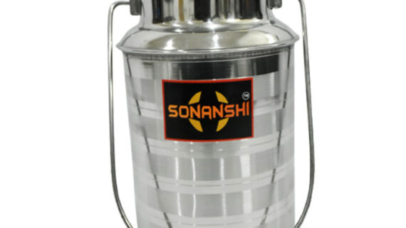 Sonanshi Stainless Steel Milk Container/Barni/Dolchi with LID