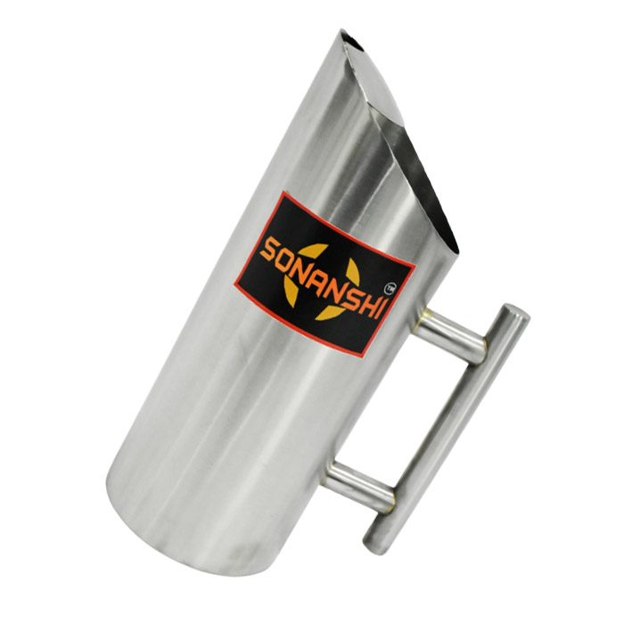 Sonanshi Stainless Steel Restaurant Jug/Water Jug (1.25 Litre)
