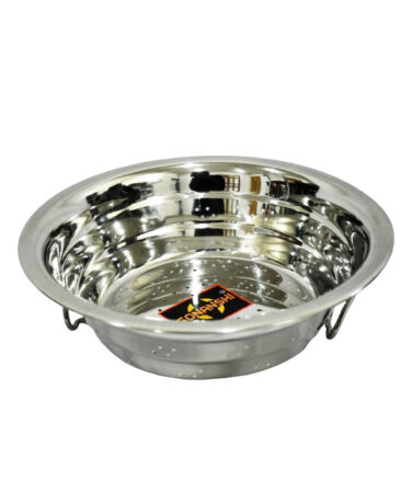 Sonanshi Stainless Steel Colander Strainer  / Drainer with Handle for Fruits / Vegetable / Noodles / Pasta / Beans / Grains / Washing Filter Basket for Kitchen