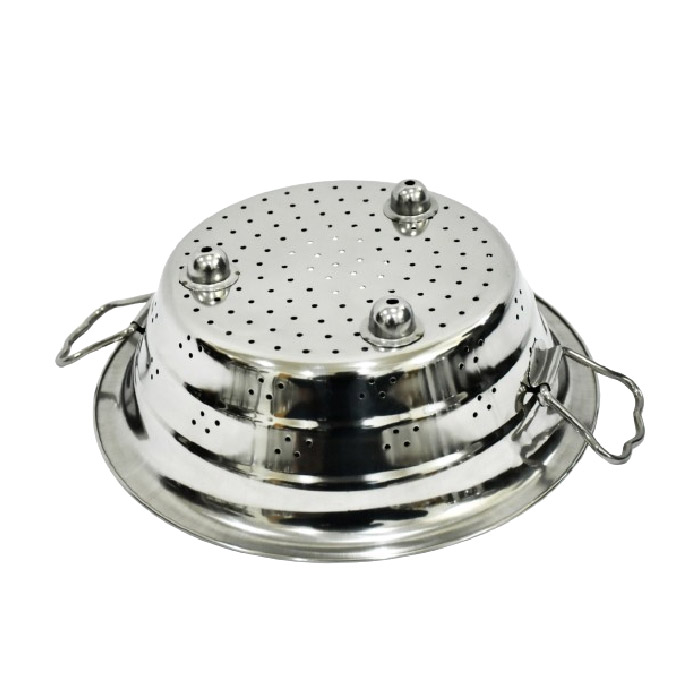 Sonanshi Stainless Steel Colander Strainer / Drainer with Handle for Fruits / Vegetable / Noodles / Pasta / Beans / Grains / Washing Filter Basket for Kitchen
