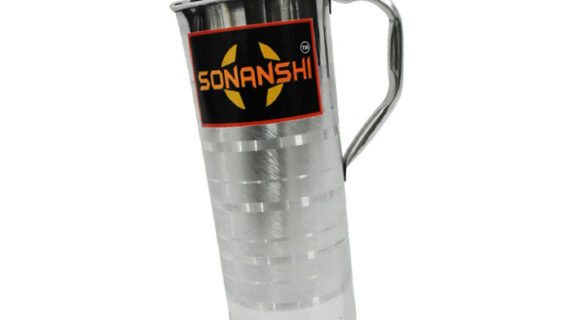 Sonanshi Stainless Steel Fridge Water Jug, Pitcher, Luxury Design (Capacity 1 Litre)