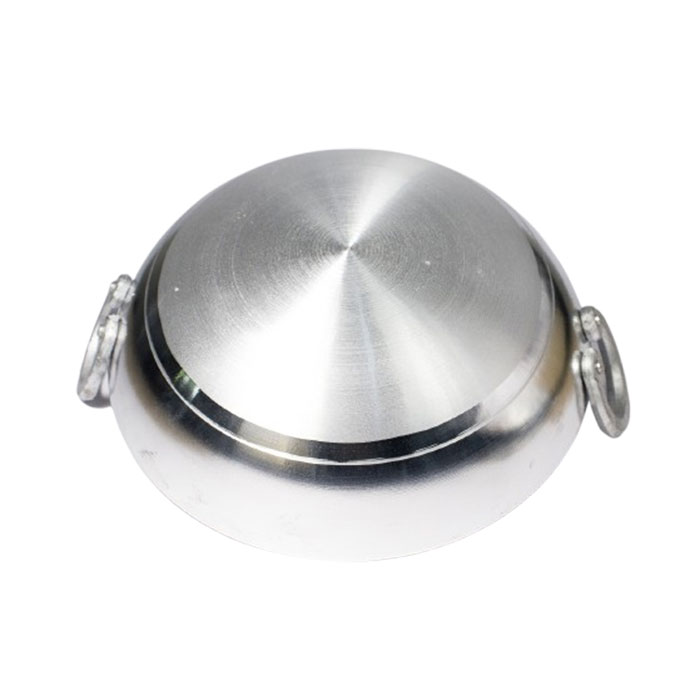 Sonanshi Aluminium Kadai/Frying Pan for Cooking/Tadka/Frying with LID
