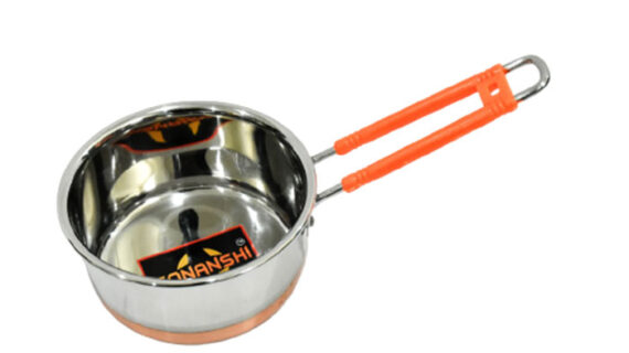 Sonanshi Copper Bottom Stainless Steel Sauce Pan/Milk Pan/Tea Pan