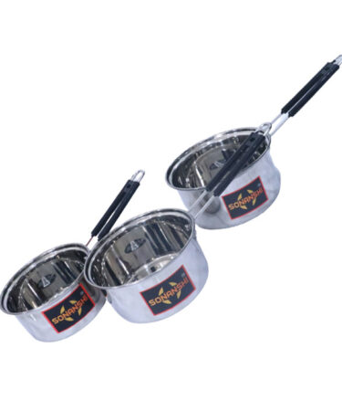 Sonanshi Heavy Stainless Steel Sauce Pan/Tea Pan with LID