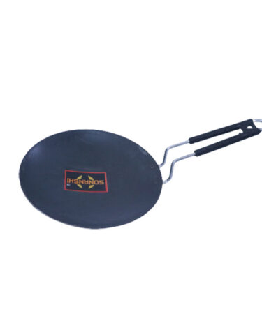 Sonanshi Pure Iron/Loha Roti/Chapati Tawa 9.5 Inches Black with Handle
