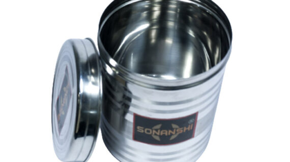 Sonanshi Stainless Steel Dabba/Storage Box/Dibba/Container with LID