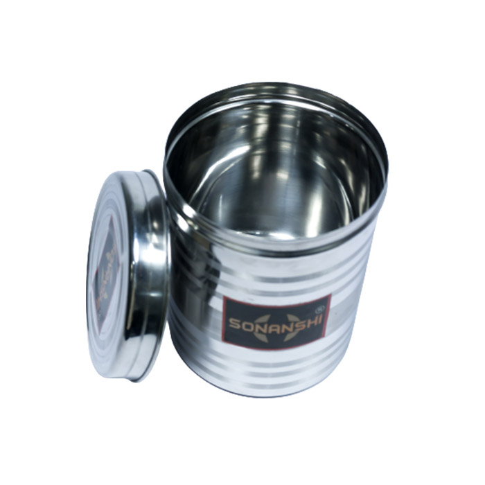 Sonanshi Stainless Steel Dabba/Storage Box/Dibba/Container with LID