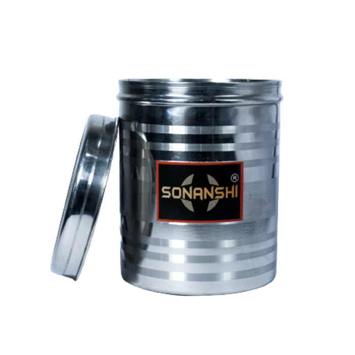 Sonanshi Stainless Steel Dabba/Storage Box/Dibba/Container with LID