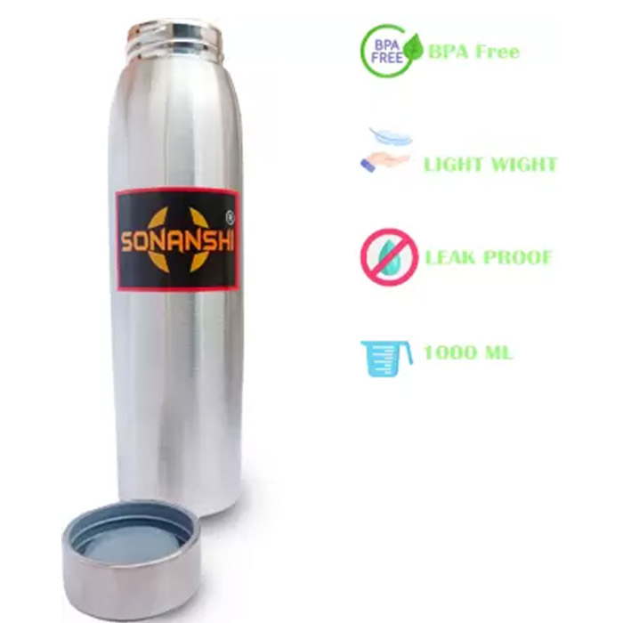 Sonanshi Stainless Steel Lunch Box with Water Bottle for School/Office