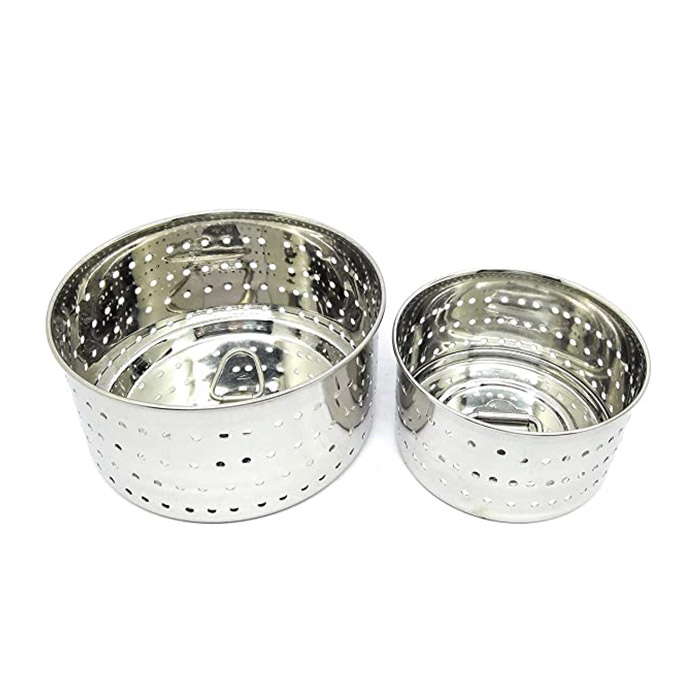 Sonanshi Stainless Steel Round Paneer Mould Maker with Top Press Lid