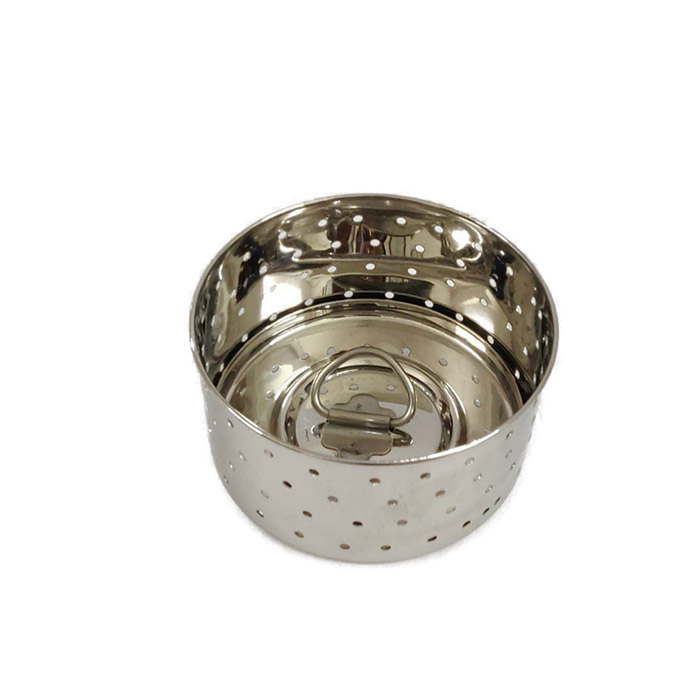 Sonanshi Stainless Steel Round Paneer Mould Maker with Top Press Lid