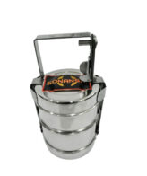 Sonanshi Stainless Steel Traditional Indian Tiffin Carrier l Lunch Boxes for School/Office/College (2 Tier)
